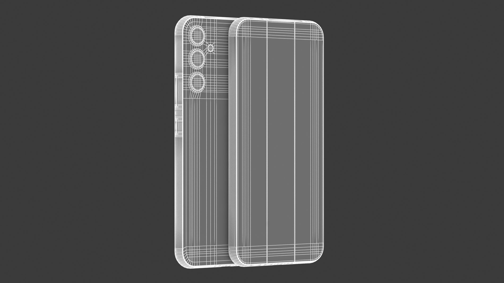 Samsung galaxy A34 Silver 3D model_11