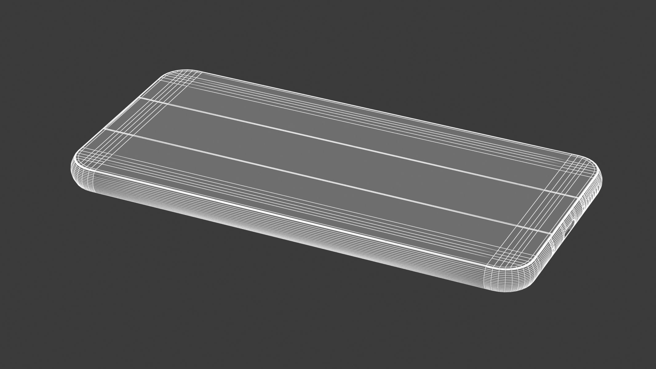 Samsung galaxy A34 Silver 3D model_14