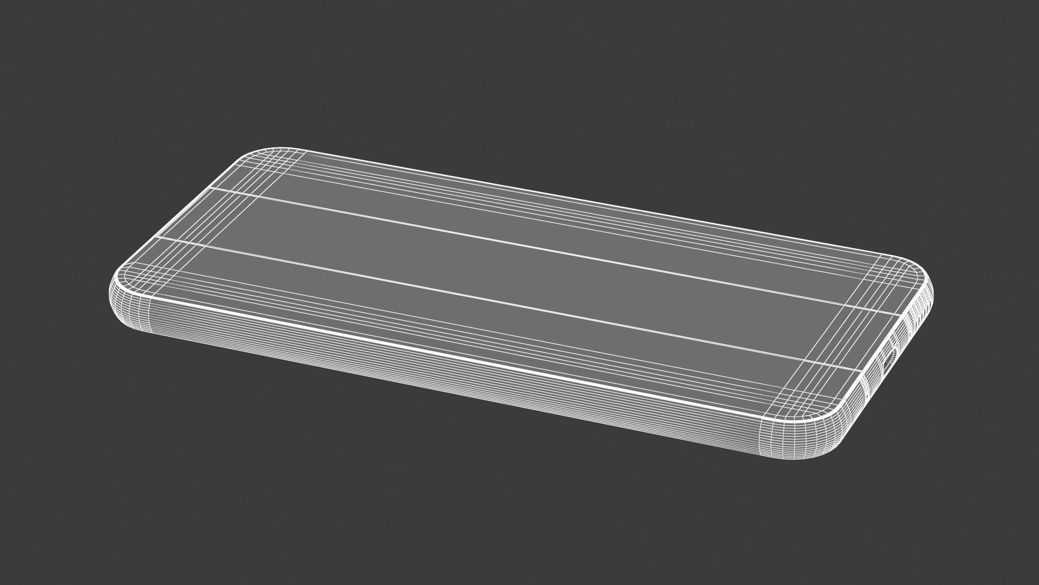 Samsung galaxy A54 Violet 3D model_14