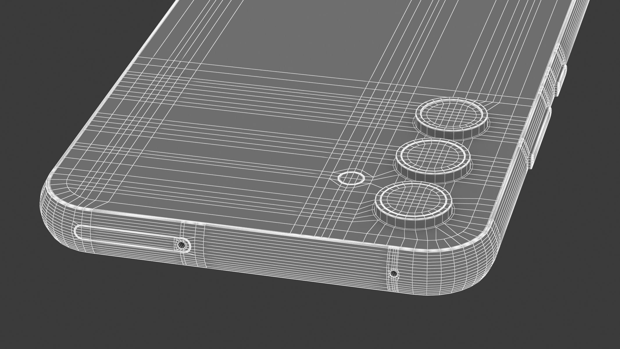 Samsung galaxy A54 Violet 3D model_16