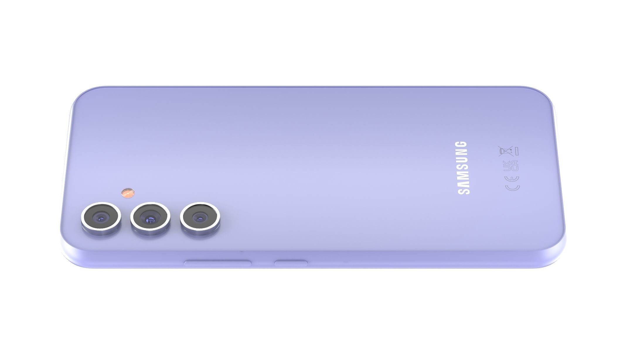 Samsung galaxy A54 Violet 3D model_2
