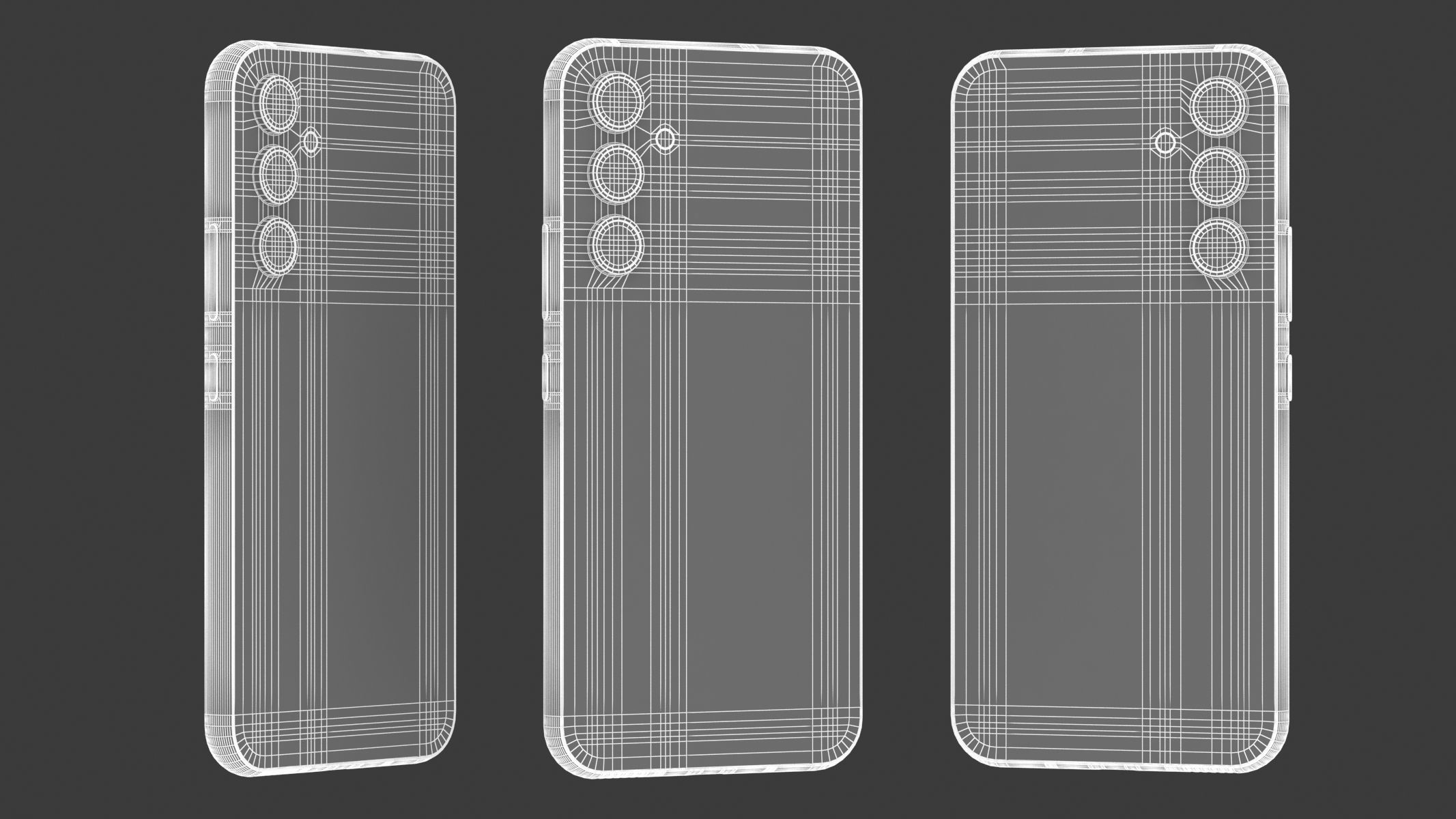 Samsung galaxy A54 White 3D model_18