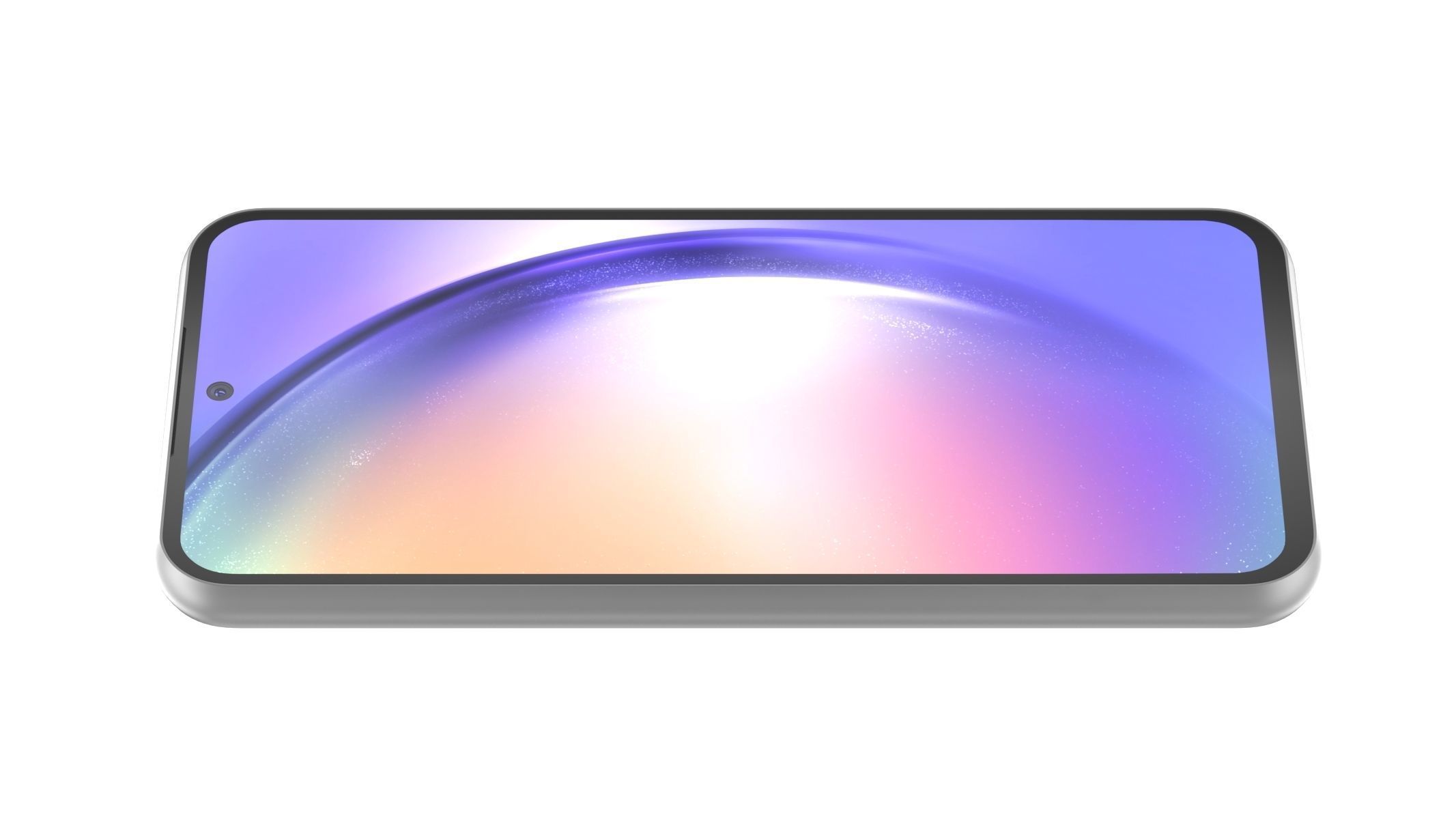 Samsung galaxy A54 White 3D model_3