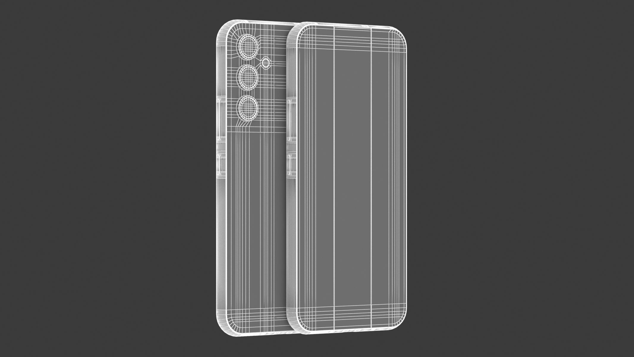 Samsung galaxy A54 White 3D model_11