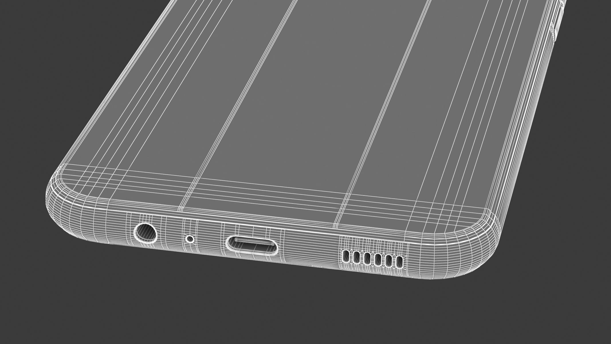 Samsung Galaxy F14 Black 3D model_15