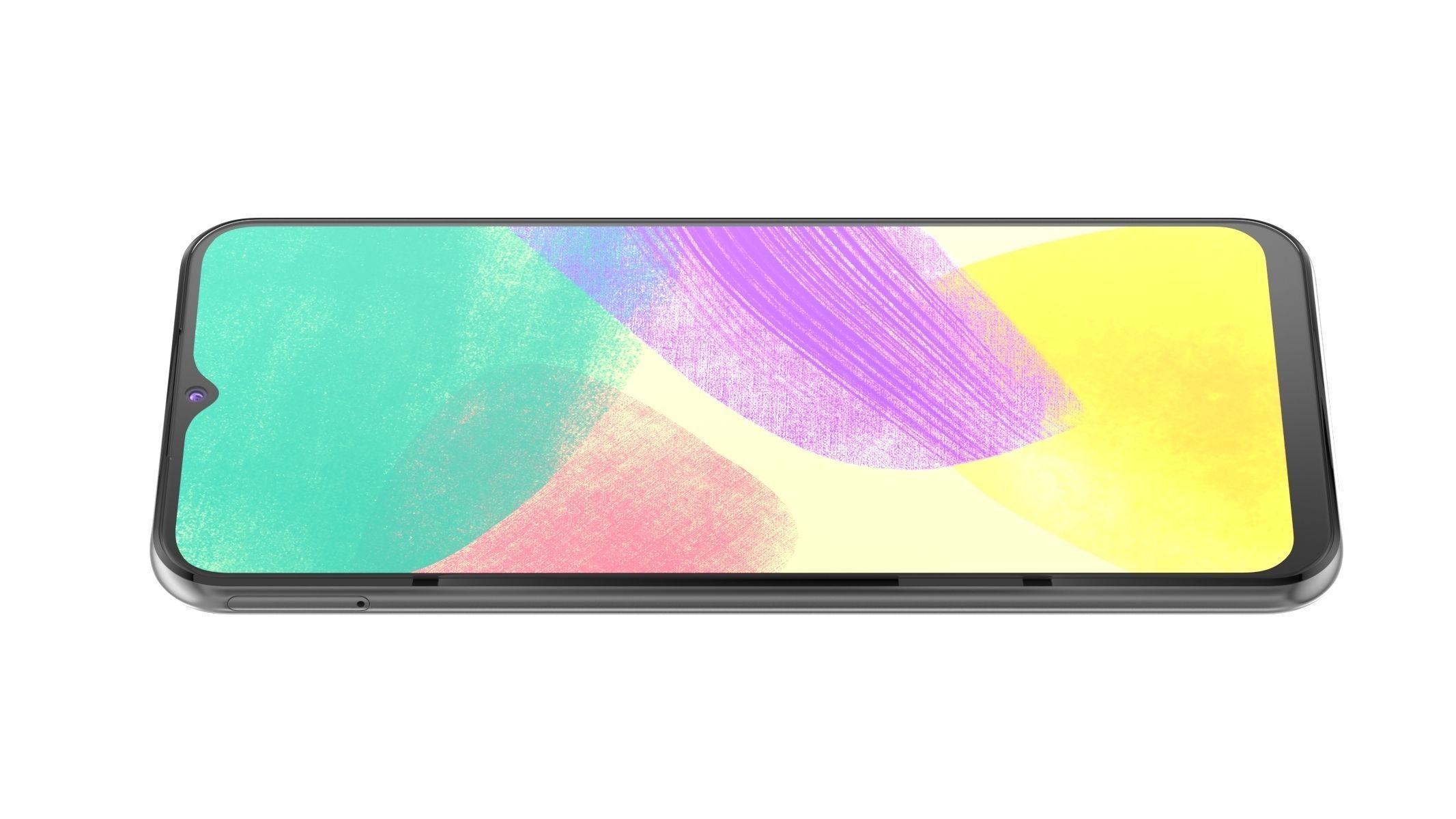 Samsung Galaxy F14 Black 3D model_3