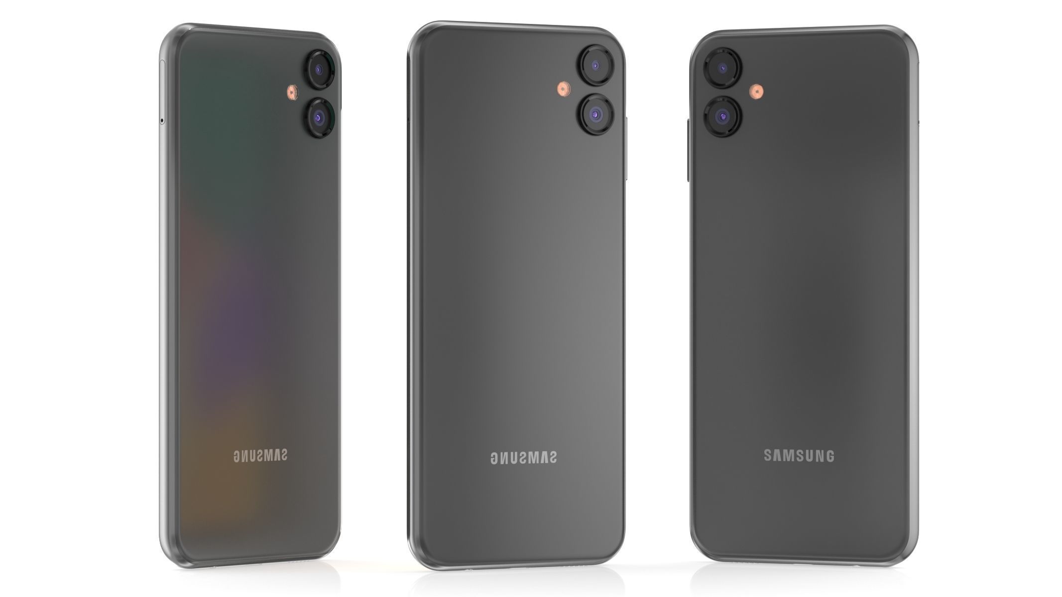 Samsung Galaxy F14 Black 3D model_8