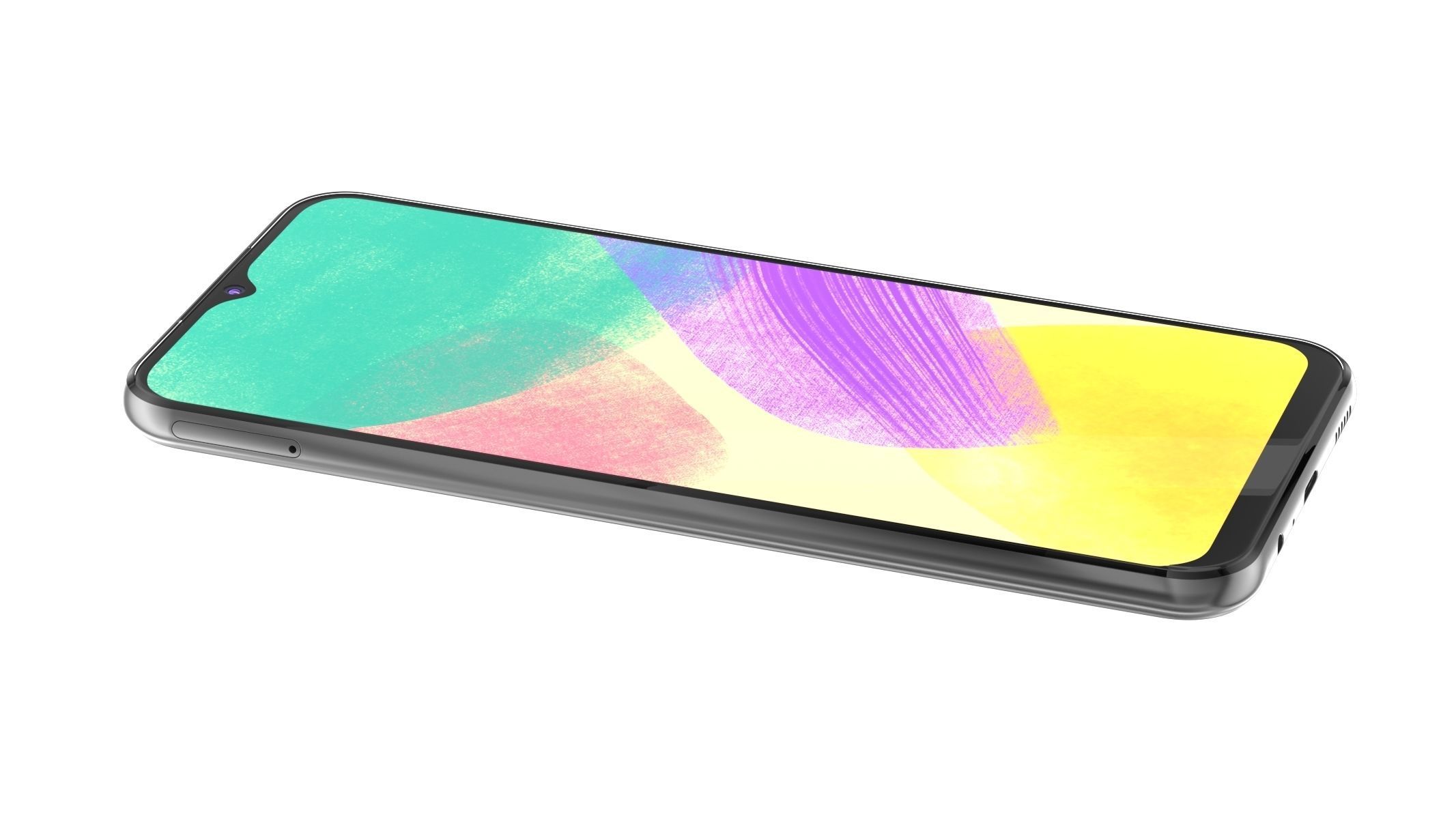 Samsung Galaxy F14 Black 3D model_4