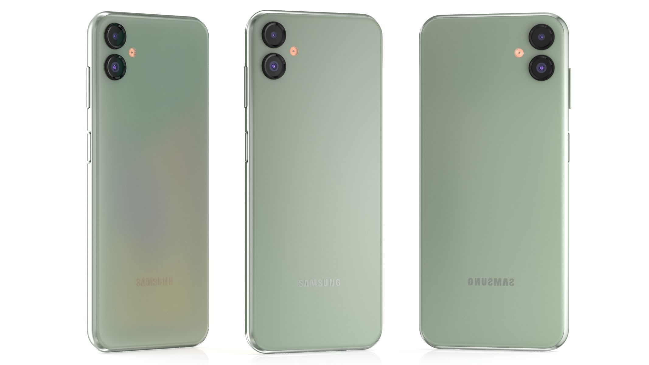 Samsung Galaxy F14 Green 3D model_8