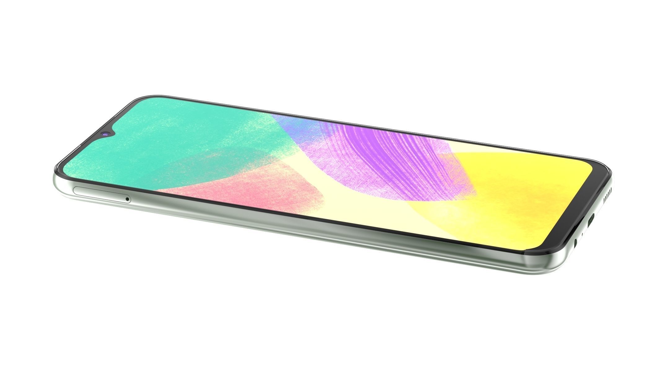 Samsung Galaxy F14 Green 3D model_4