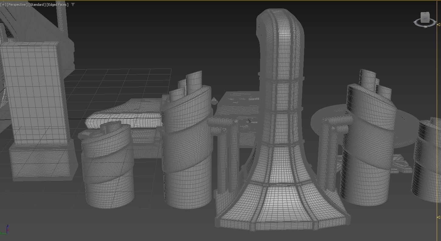 Meat Wall Shrine Space Chaos Knight Tabletop Terrain 3D print model_16