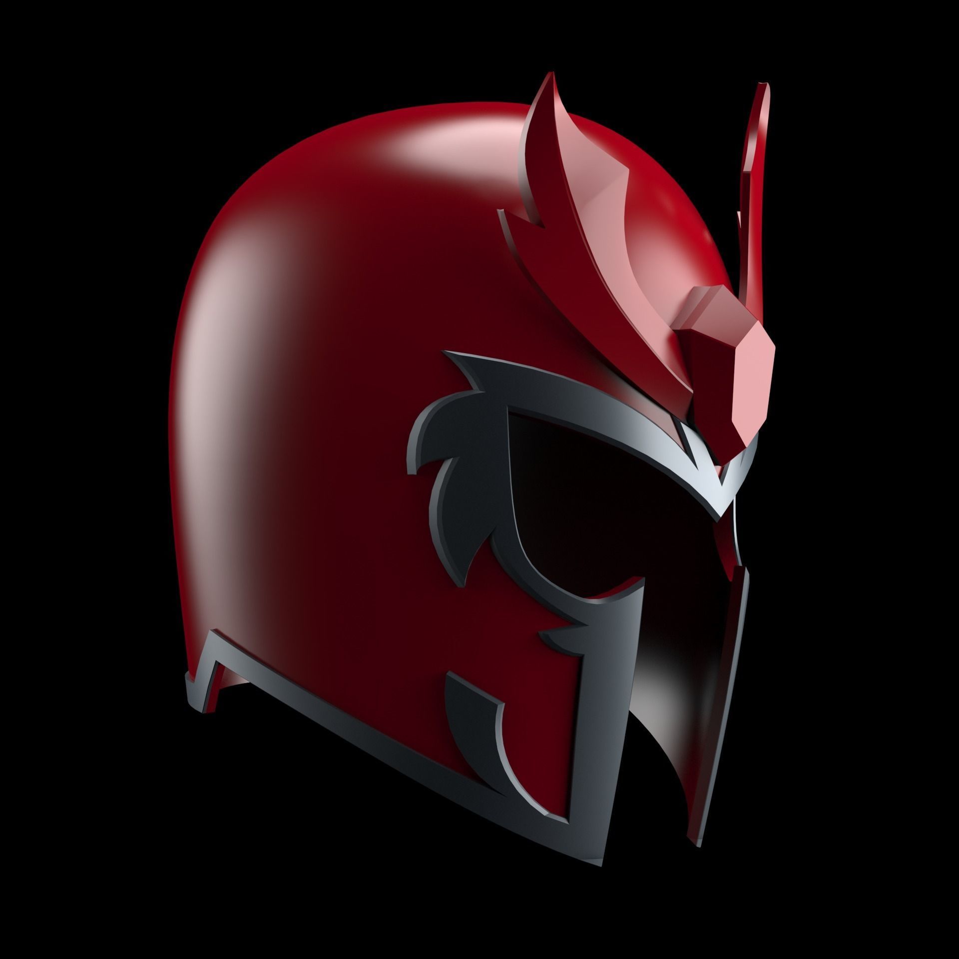 MAGNETO HELMET 3D print model_1