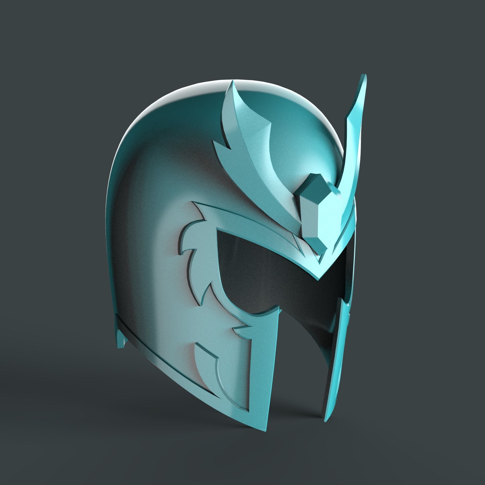 MAGNETO HELMET 3D print model_3