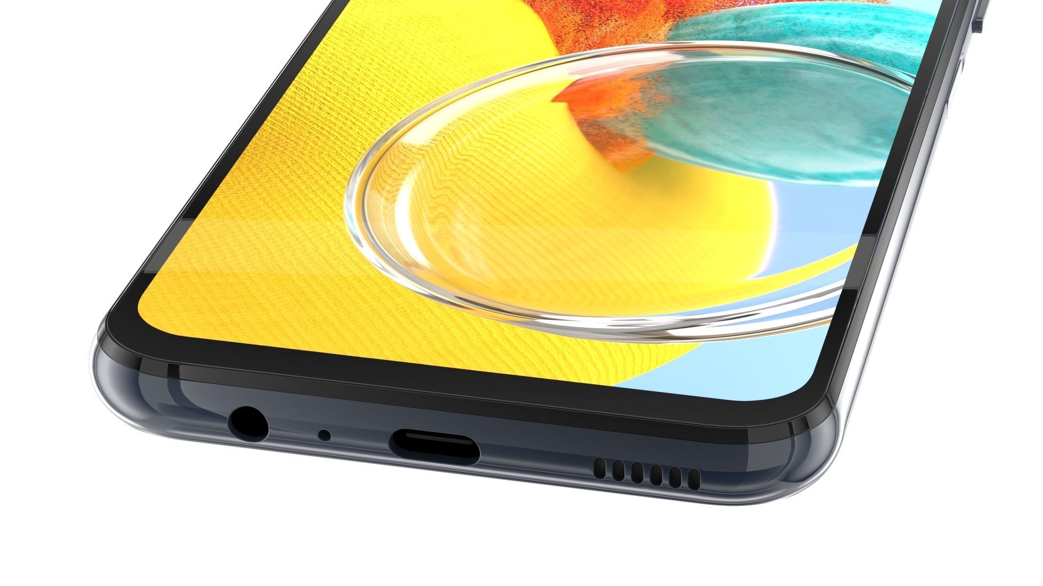 Samsung Galaxy M14 Blue 3D model_5