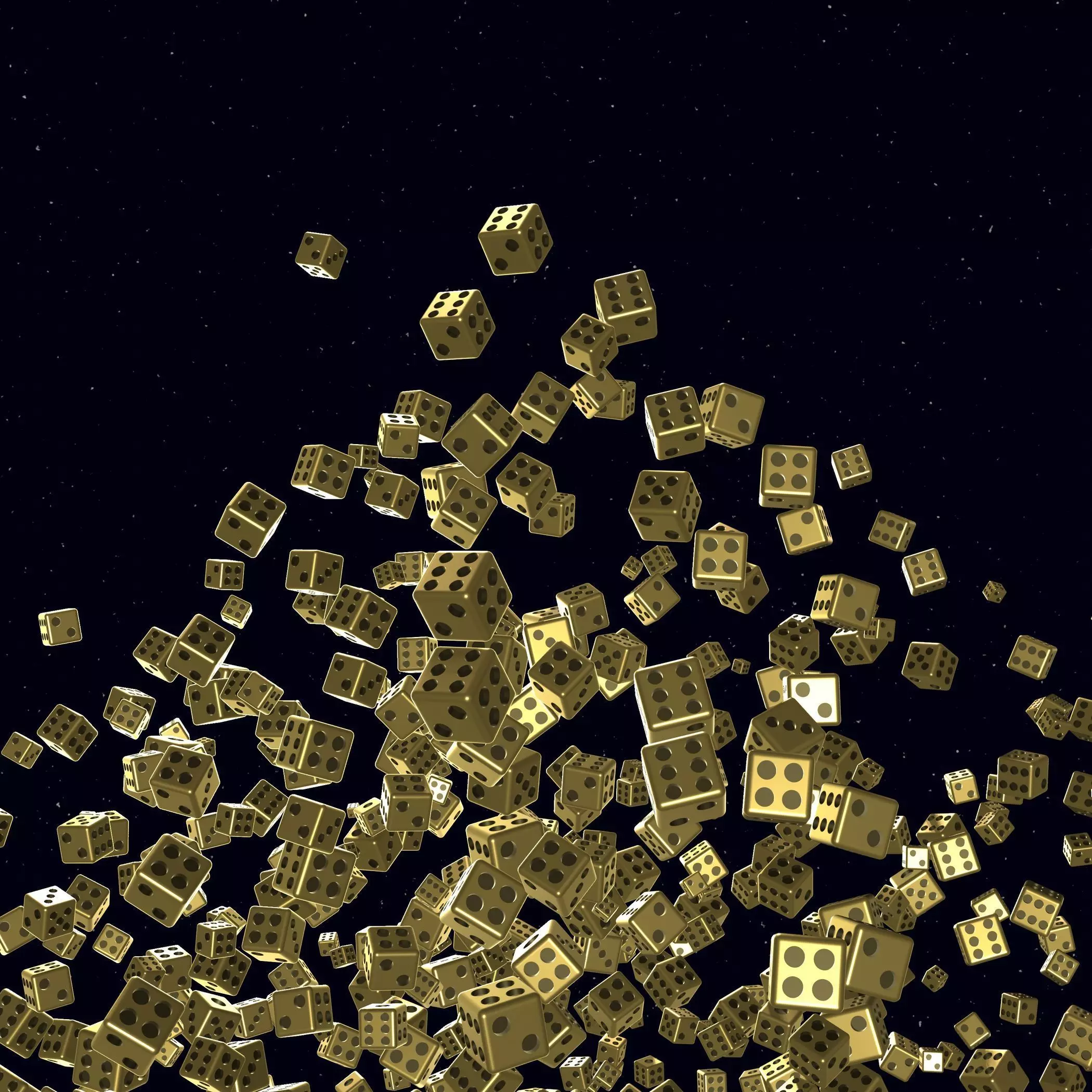 Dice colony 3D model
