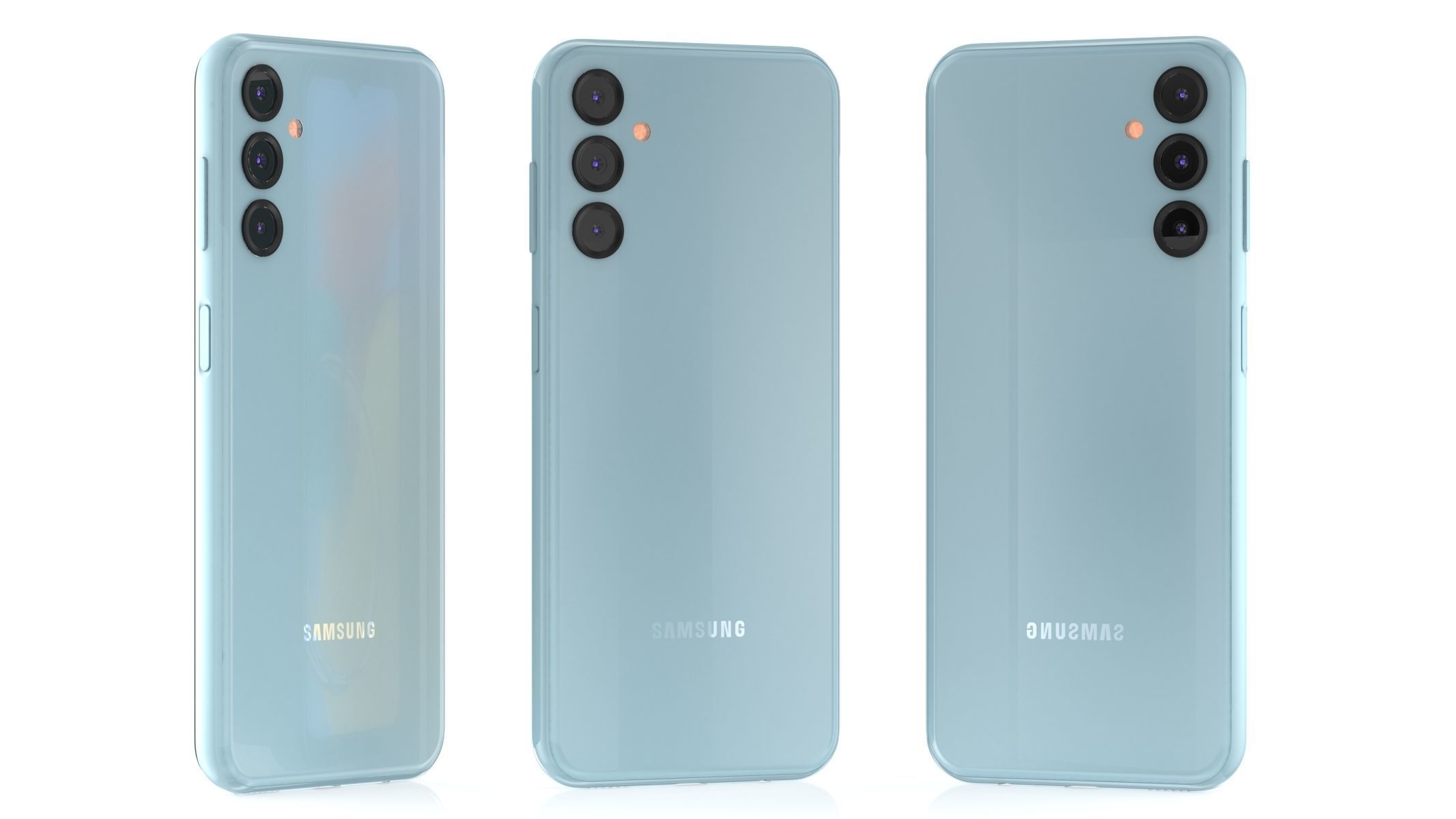 Samsung Galaxy M14 Silver 3D model_19