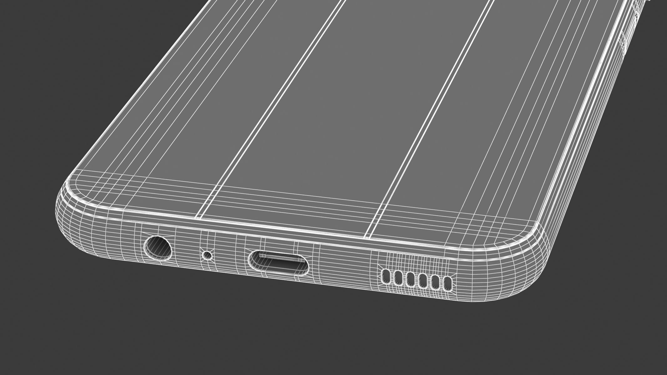 Samsung Galaxy M14 Silver 3D model_13