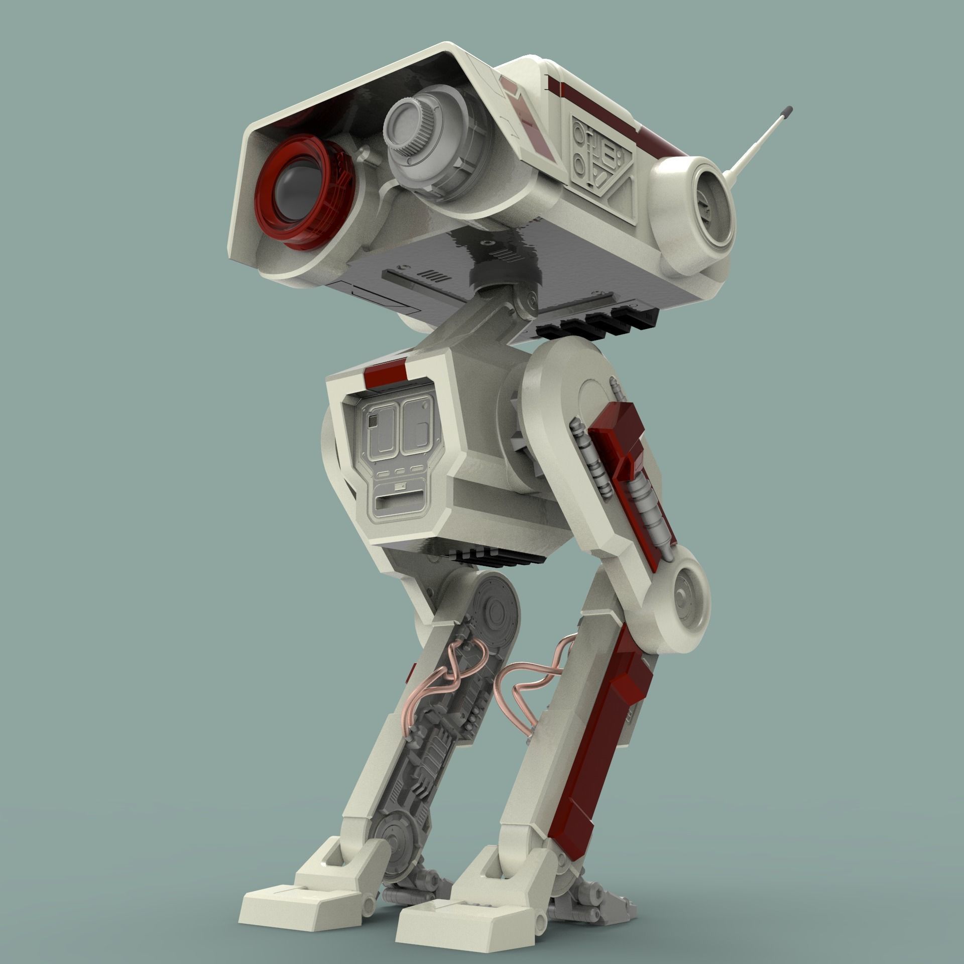 BD-1 ROBOT STATIC VERSION 3D print model_4