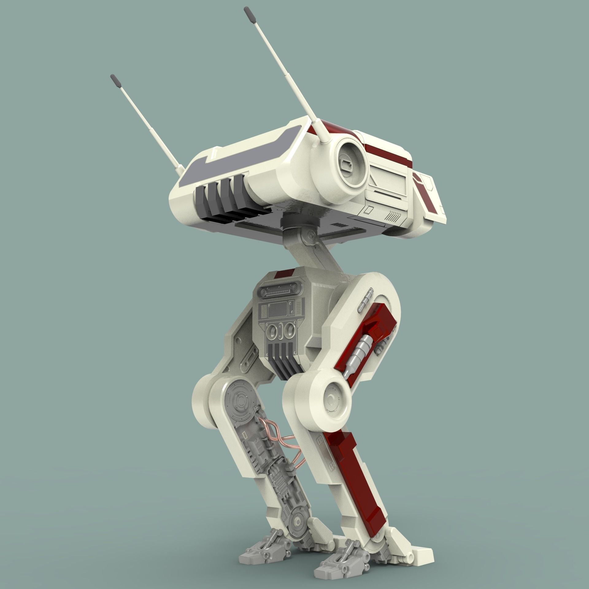 BD-1 ROBOT STATIC VERSION 3D print model_2