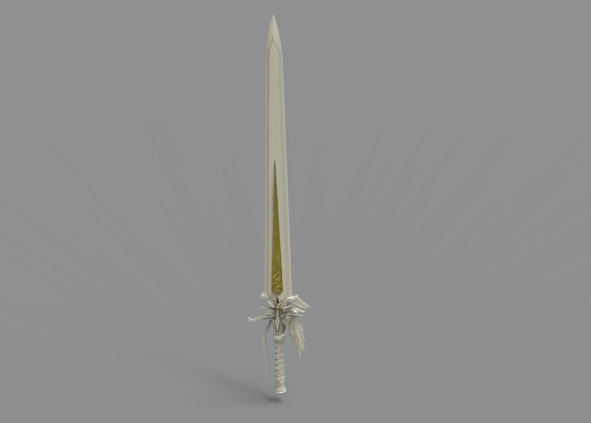 SWORD OF THE FATHER KING REGIS 3D print model_4
