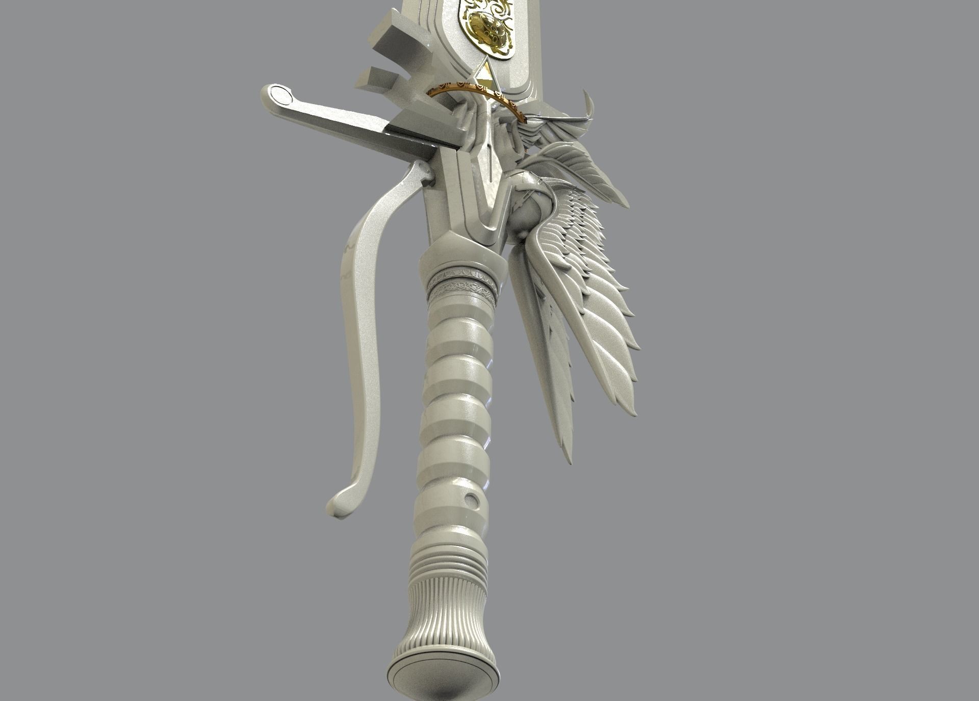 SWORD OF THE FATHER KING REGIS 3D print model_5