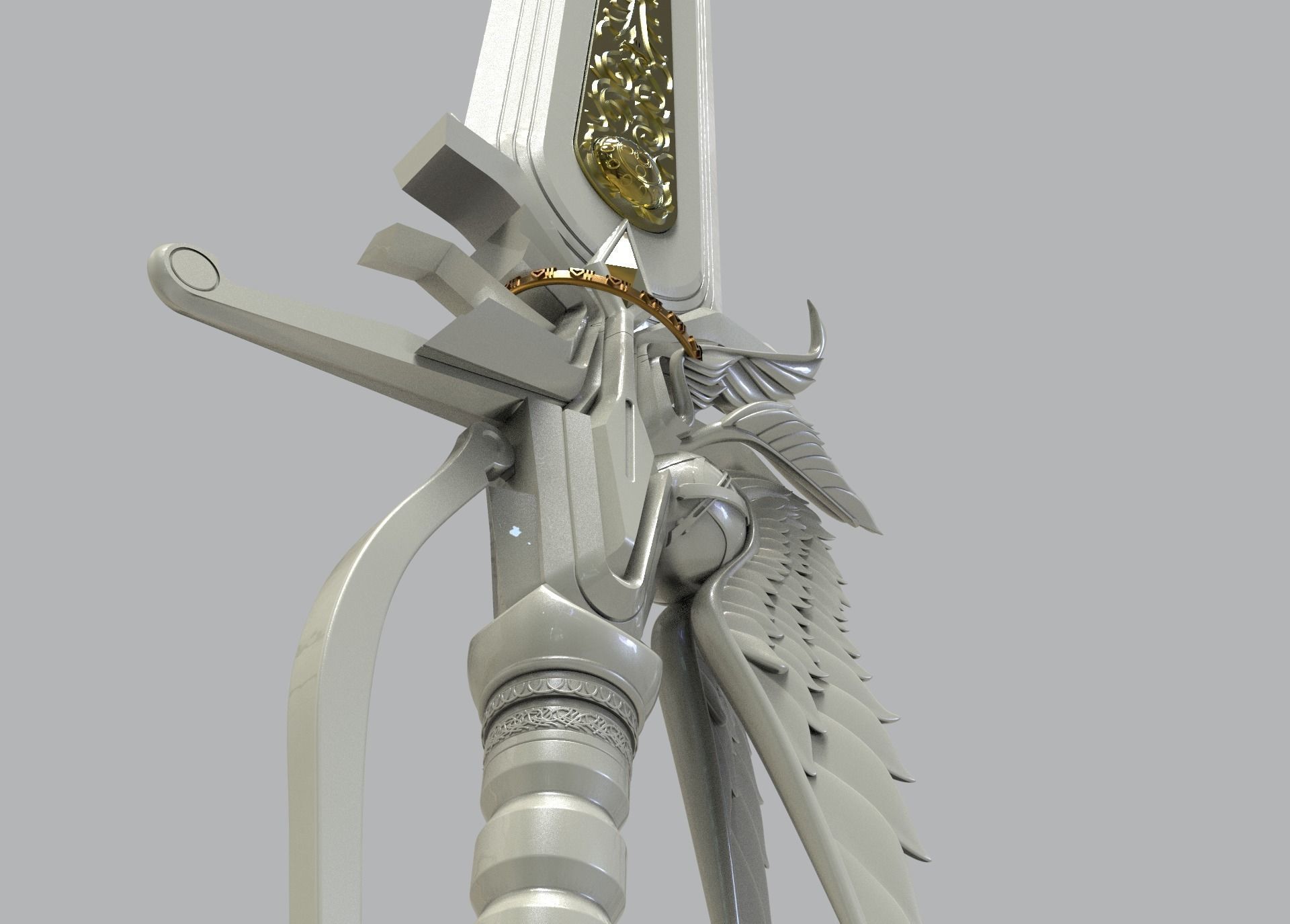 SWORD OF THE FATHER KING REGIS 3D print model_1
