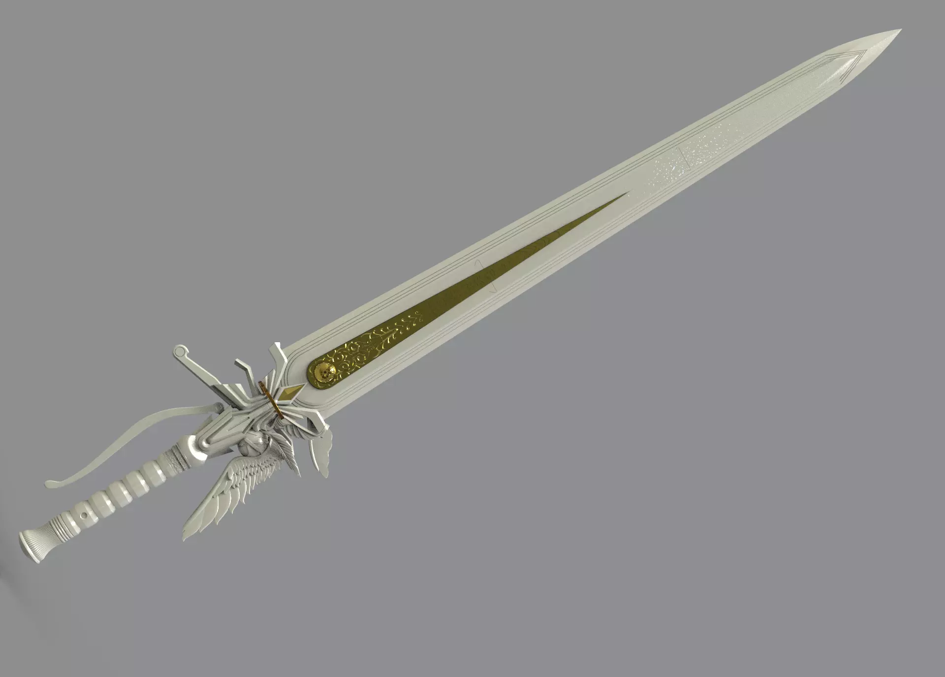 SWORD OF THE FATHER KING REGIS 3D print model_0