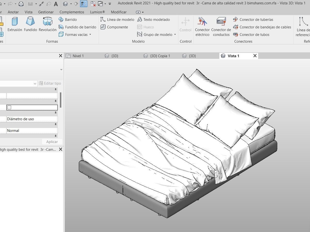 3D model REVIT FAMILIES EXCELLENT QUALITY VR / AR / low-poly | CGTrader