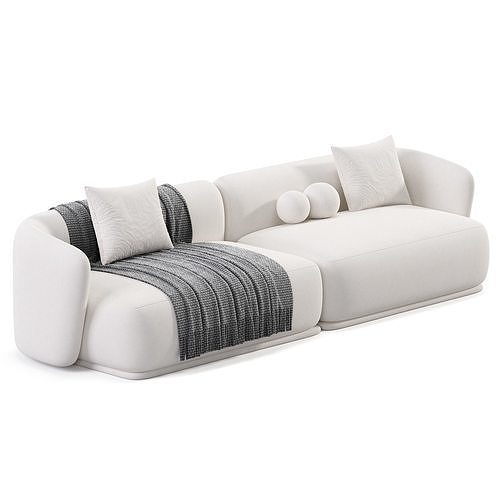 RENE Sofa By Meridiani 3D model 5