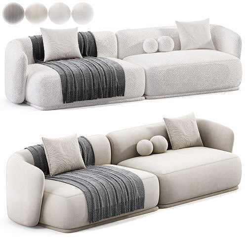  RENE Sofa By Meridiani 3D model