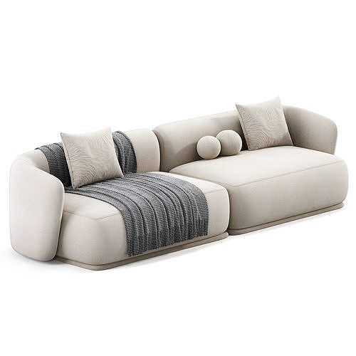 RENE Sofa By Meridiani 3D model 6