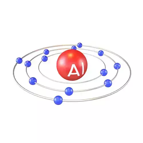 Aluminium Chemical Element v3 001