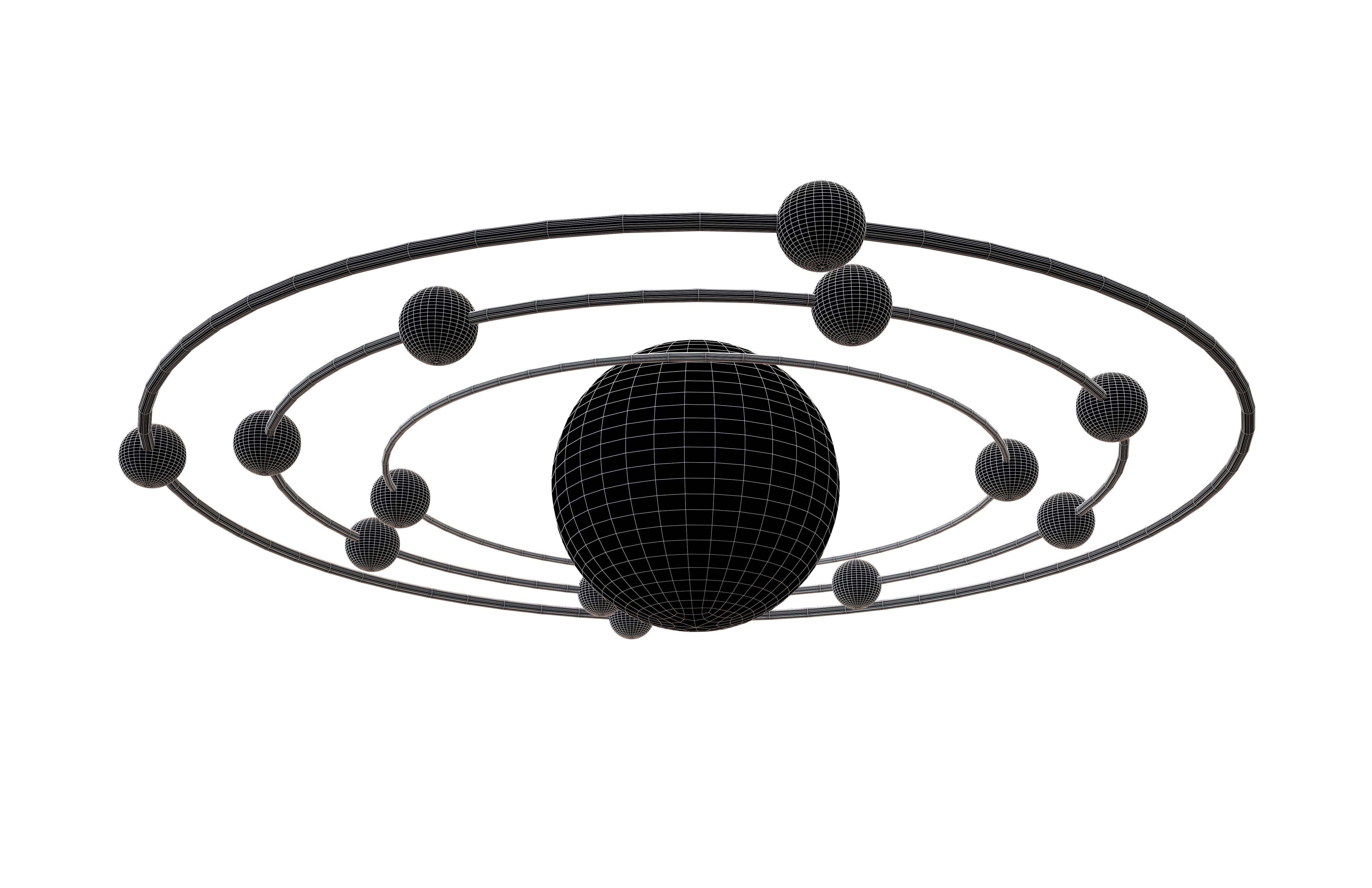 Aluminium Chemical Element v3 001 Low-poly 3D model_6