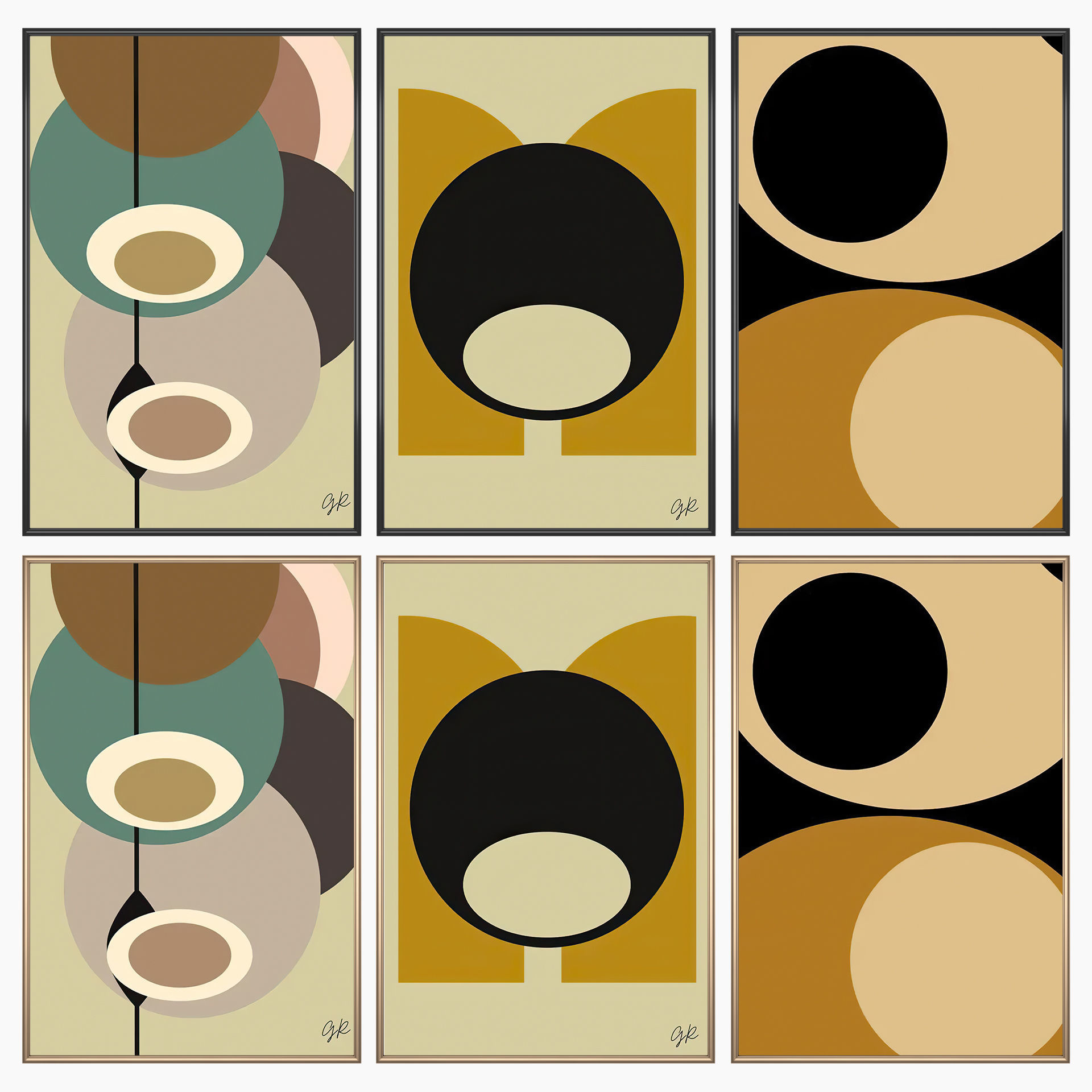 Wall Art Set 4138 3D model_1