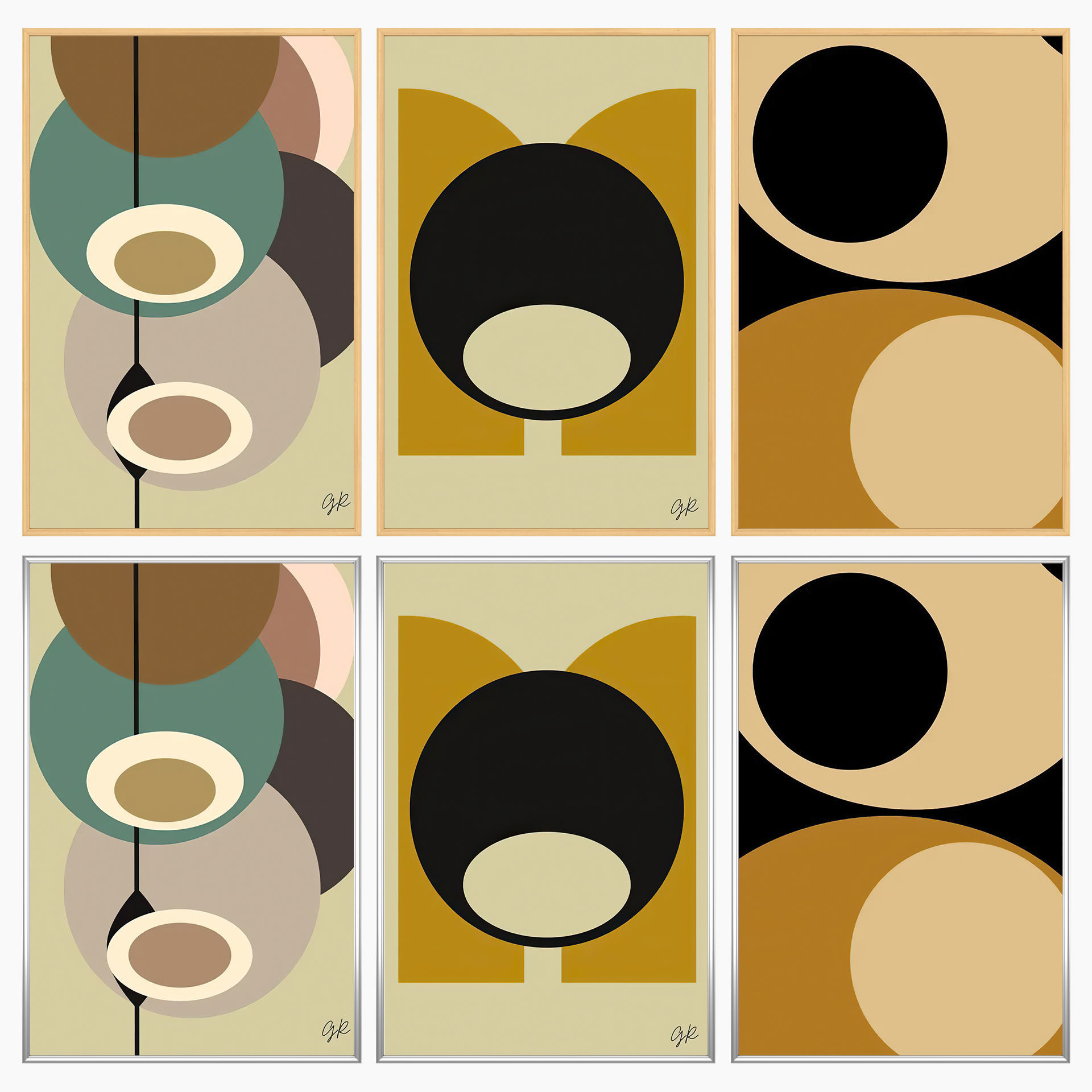 Wall Art Set 4138 3D model_2