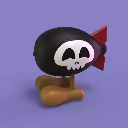 KIRBY BOMBER 3D print model