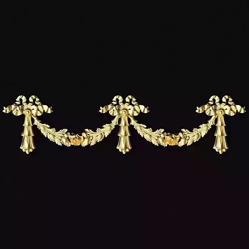 Central decor ornament for furniture