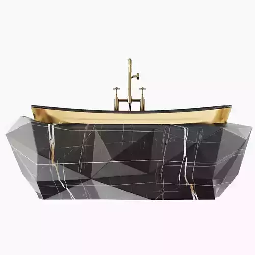 DIAMOND FAUX MARBLE BATHTUB