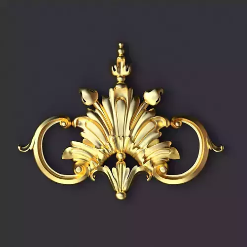 Central decor ornament for furniture