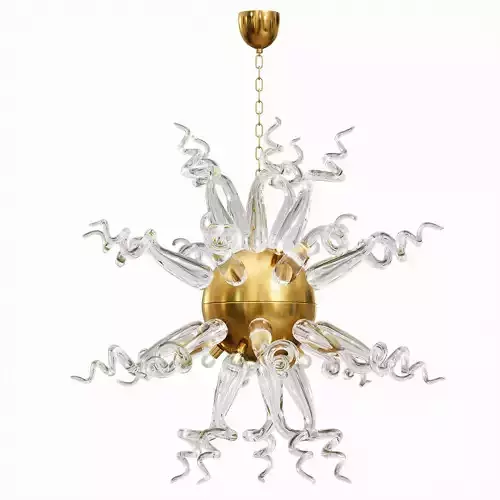 Art Glass Murano Custom made chandelier 3D model