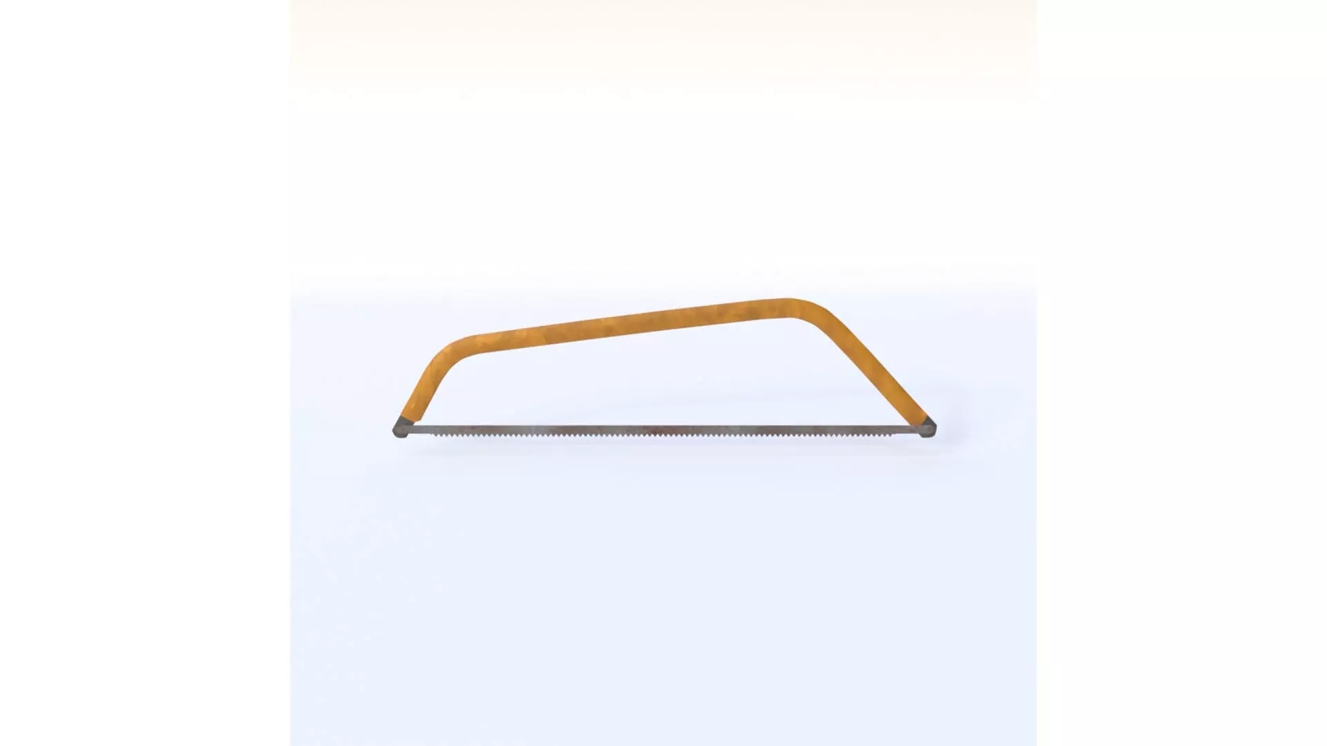 Hand Saw Low-poly 3D model_0