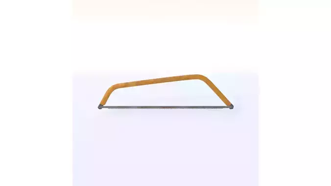Hand Saw Low-poly 3D model