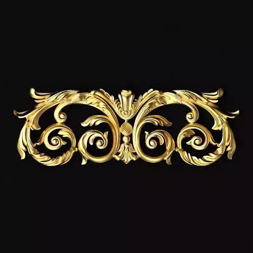 Central decor ornament for furniture