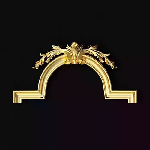 Central decor ornament for furniture