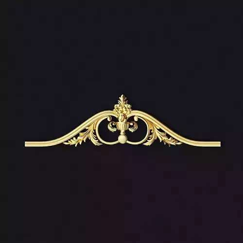 Central decor ornament for furniture