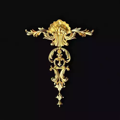 Central decor ornament for furniture