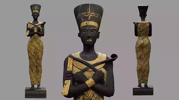 Nefertitti Standing Statue