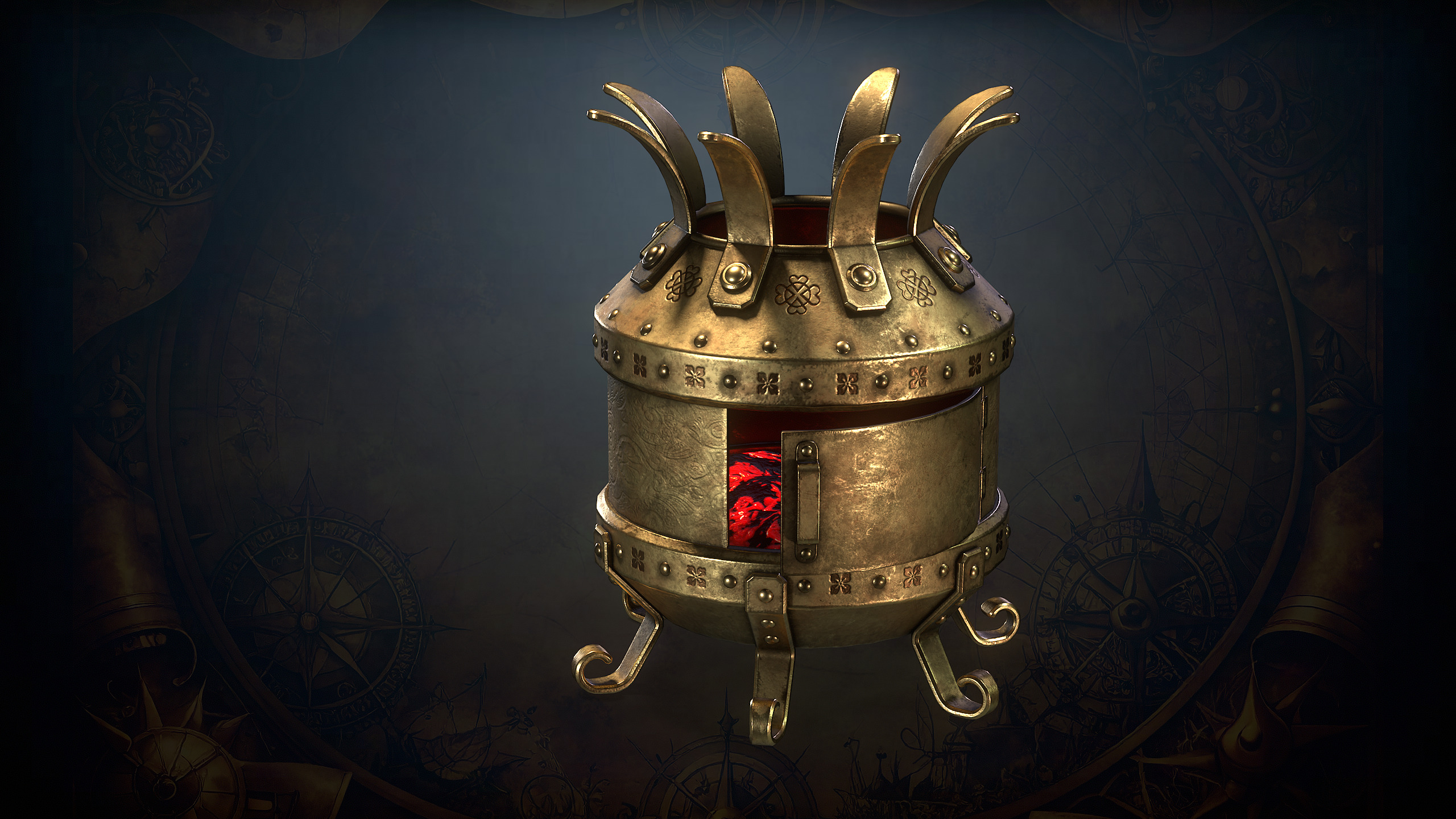 Alchemy Magic Lab Low-poly 3D model_10