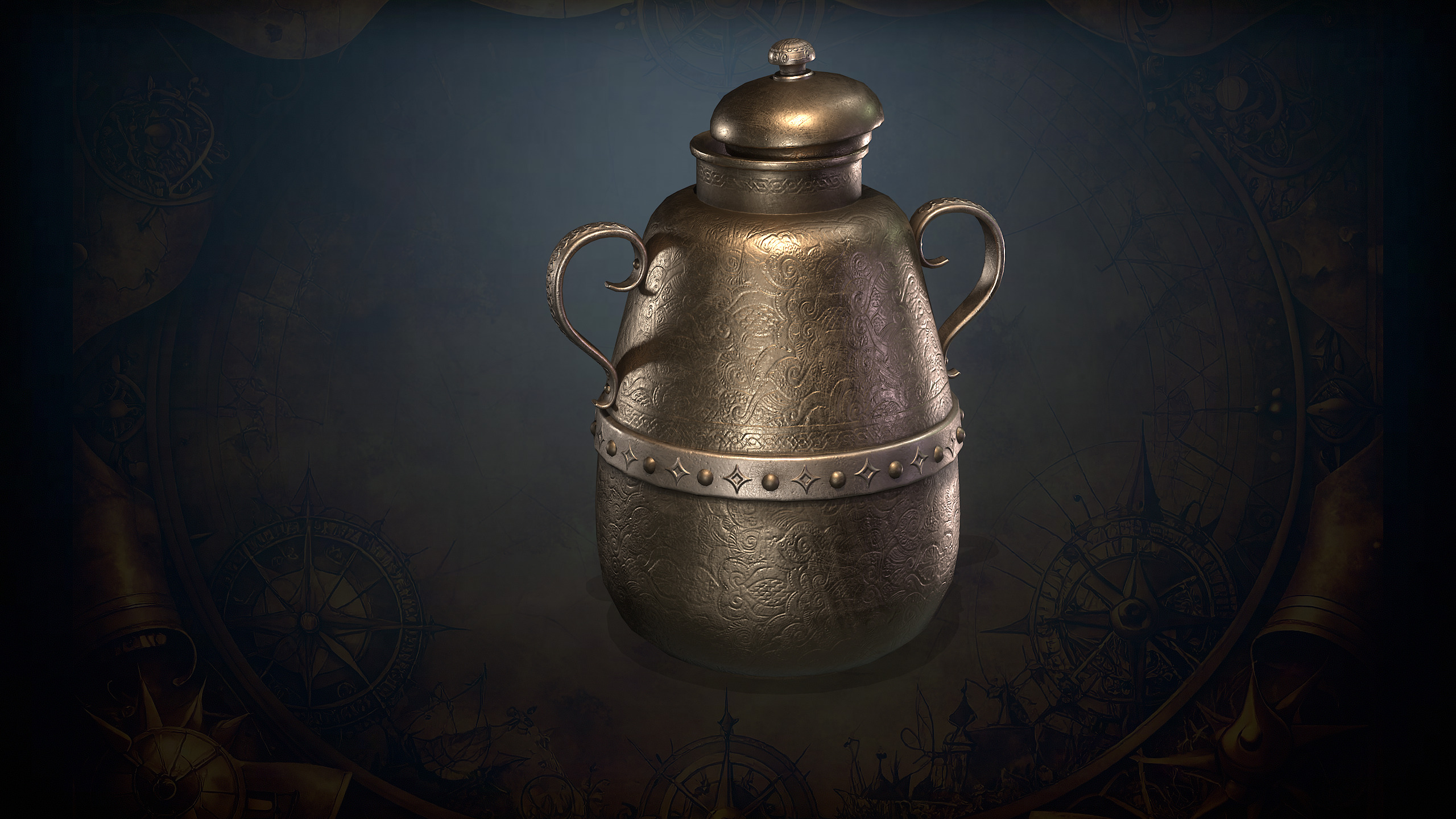 Alchemy Magic Lab Low-poly 3D model_7