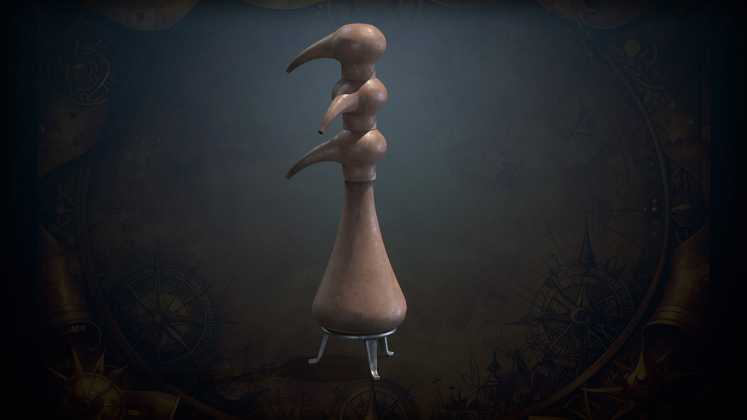 Alchemy Magic Lab Low-poly 3D model_8